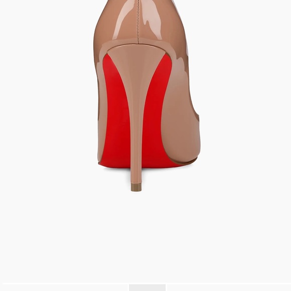 Christian Louboutin Blush Patent Heels - Picture 2 of 7